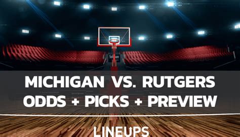 Michigan vs Rutgers Odds, Picks & Predictions .